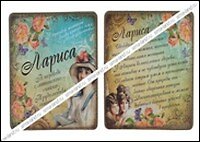 Магнит Лариса (8х8) (488412) 2334700 — 1