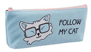 Пенал-косметичка "Follow my cat", ткань, AnAn