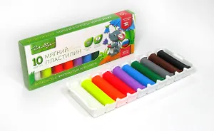 Пластилин 10цв 150гр с Алоэ Вера, к/к, Глобус