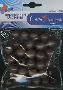 Деревянные бусины Colibry (NB1-04-F) (упаковка)