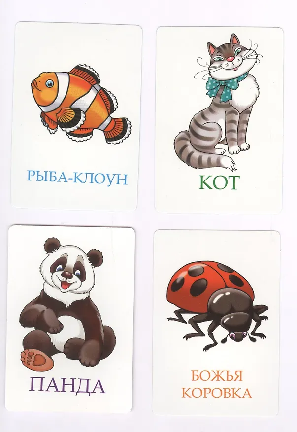 Книга Животные Развивающие карточки (17-4102) (3+) (коробка) () — 2
