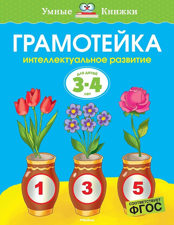Книга Грамотейка. Интеллектуальное развитие детей 3-4 лет (Ольга Земцова) — 1