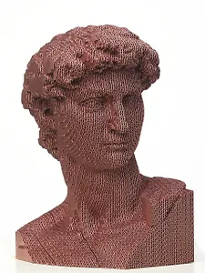 Декоративный бюст 3D Конструктор из картона "Давид"