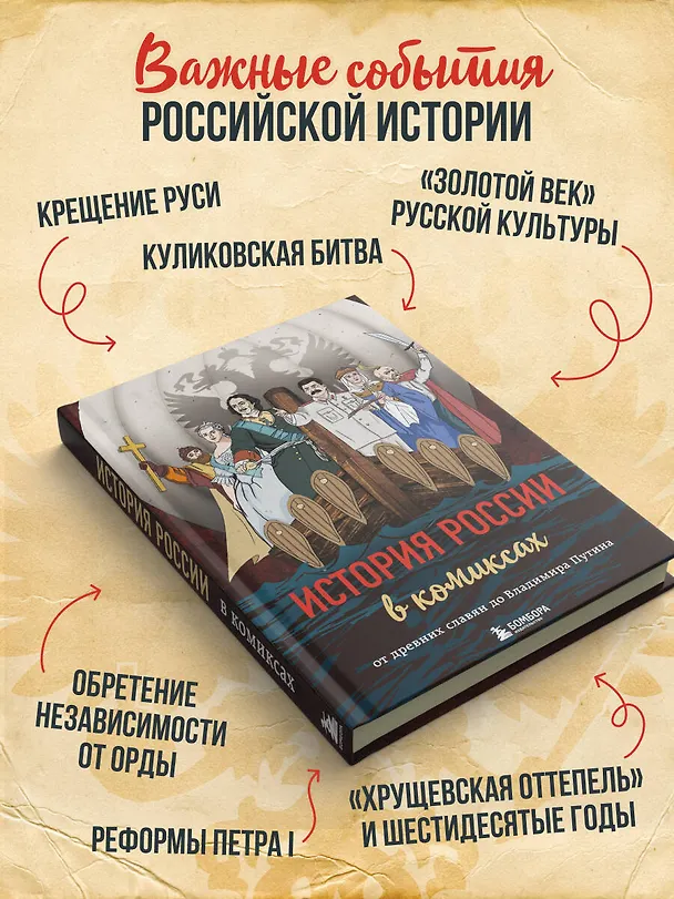 История России в комиксах. От древних славян до Владимира Путина 2770030 — 8