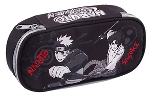 Пенал-косметичка "Naruto" черный, полиэстер, молния 2980410