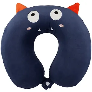 Подушка на шею с кнопкой «Монстрик», (30х30 см) 2869457