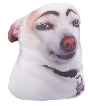 Антистресс Собака с бровями Мем (23см) (214.1.1) 3111209