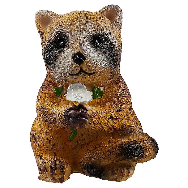 Фигурка Енотик с цветочком (полистоун) (8,5см) 2619166 — 1