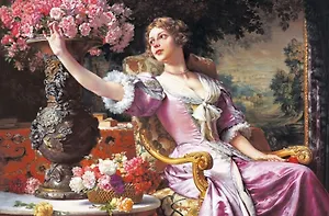 Пазл 3000 С-300020 Женщина с цветами