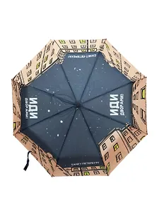 Зонт складной полуавтомат СПб. Дворы, беж.