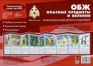 Книга Ширмочки. ОБЖ. Опасные предметы и явления. Тематический уголок для детей и родителей ()