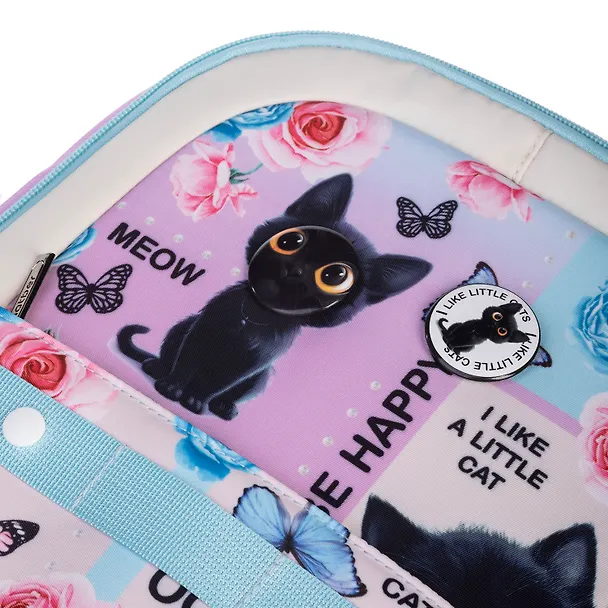 Рюкзак "Cat day" 2 отделения, 41*29*17,5 см, полиэстер, 3 кармана 3080329 — 6