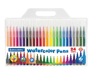 Фломастеры Brauberg, Premium, 24 цвета