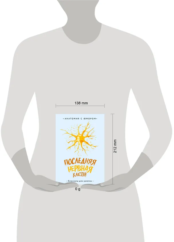 Книга для записей А5 64л тчк. "Последняя нервная клетка. Блокнот анатомический" 3044282 — 9