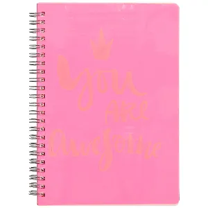 Тетрадь в клетку Paper Art, "Light book. Розовый", 80 листов