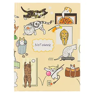 Записная книжка «День кота», 64 листа, А6