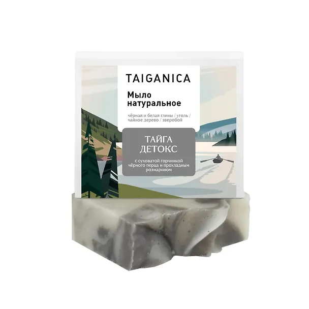 Мыло натуральное Тайга Detox (90г) (Т77893) 3107753 — 2