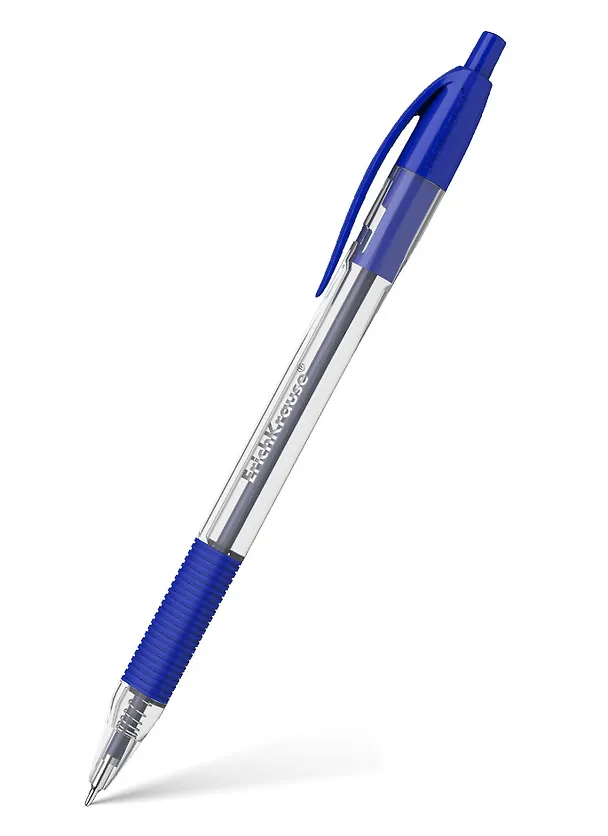 Шариковая ручка синяя автоматическая 1 мм, U-209 Classic Matic&Grip, Erich Krause 2928647 — 1
