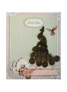 Заготовка для декора Art idea Кулон "Жар-Птица" метал. 10см QA-3936"