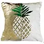 Подушка с пайетками Ананас белый(текстиль)(40х40) — 2646349 — 2