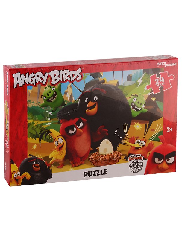 Пазл «Angry Birds» 24 элемента, макси, Step Puzzle 2757733 — 1