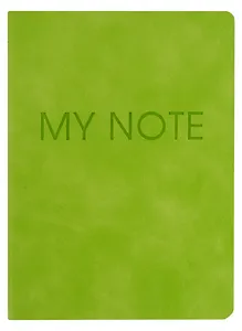 Записная книжка А6 40л кл. "Fantasy. Салатовый" иск.кожа