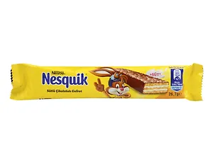 Вафли Nesquik в молочном шоколаде, 26,7г