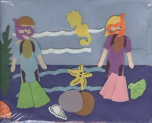 Панно из войлока водолазы (535302) (упаковка)