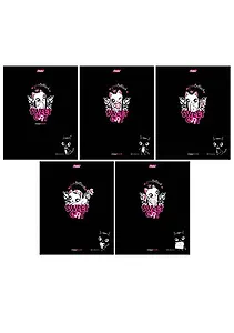 Тетрадь 48л кл. "Pink&Black (SWEET CAT)", выб.лак, ассорти, Hatber