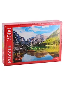 Пазл 2000 эл. Италия. Озеро Брайес и лодки ПИ2000-3697