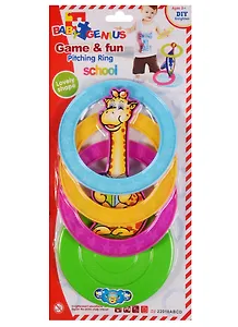 Кольцеброс детский Зоопарк (SG-22018ABCD) (в ассорт.) (3+) (блистер)