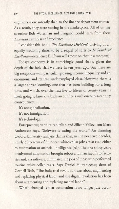 Книга The Excellence Dividend (Tom Peters) — 4