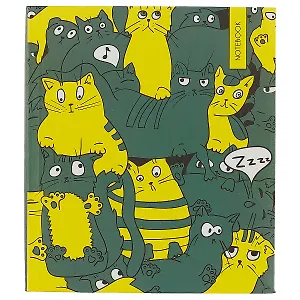 Ежедневник «Собрание котов», недатированный, 120 листов, А5–