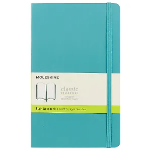 Книга для записей Moleskin Classic Soft, мягкая обложка, светло-бирюзовая, 96 листов, А5