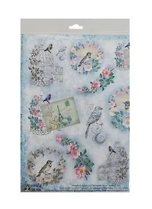 Декупажная карта Весенняя песня (Е-156) (упаковка)