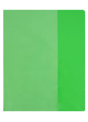 Обложка для тетрадей "Neon" зеленая 247816