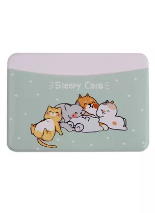 Чехол для карточек горизонтальный Sleepy Cats (ДКГ2018-27) — 2698733 — 1