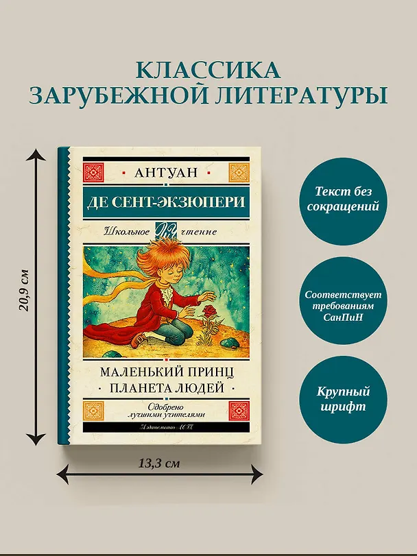 Книга Маленький принц. Планета людей (Антуан де Сент-Экзюпери) — 5