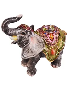 Шкатулка Слон с поднятым хоботом (BP2100K1)