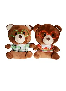 Плюш медведь в очках, 16 см, цвета в ассортименте (15-01360-7)