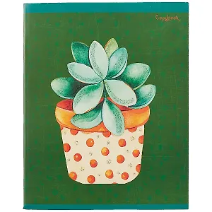 Тетрадь в клетку Unnika, "Изумрудные кактусы", 48 листов, в ассортименте