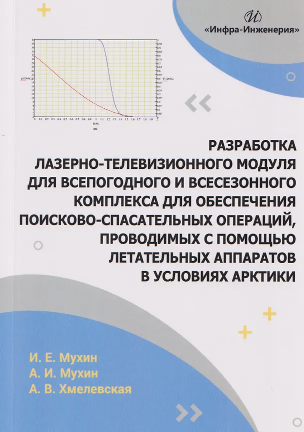 Книга Разработка лазерно-телевизионного модуля для всепогодного и всесезонного комплекса для обеспечения поисково-спасательных операций, проводимых с помощью летательных аппаратов в условиях Арктики (Алена Хмелевская, Иван Мухин, Анатолий Мухин) — 1