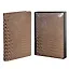 Ежедневник недат. А5+ 192л 175x245 "Аллигатор" светло-коричневый, иск.кожа, тв.переплёт, поролон, офсет, ляссе, мет.уголки, подар.карт.коробка с ПВХ-крышкой — 2995272 — 1