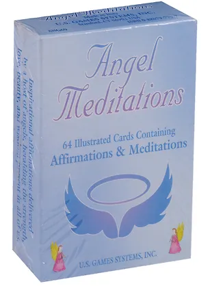 Книга Таро Аввалон, Angel Meditation Cards Ангельские медитационные карты (карты+инструкция на англ. яз.) (коробка) (Sonia Cafe)