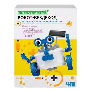 Игровой набор Робот-вездеход, 21 предмет. Green Science/ Грин Сайенс 4М 3177749