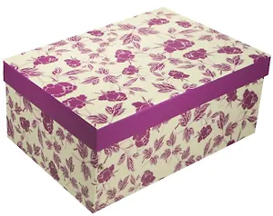 Коробка подарочная "Розочки" 18.5*12.5*7.5см