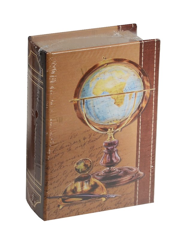 Шкатулка-книга сейф МДФ Глобус (39516) (17х11х5) 2519395 — 1