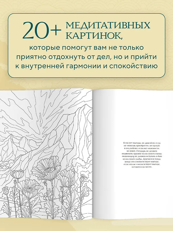 Книга Секреты восточной мудрости. Раскраска-медитация. Расслабляющие пейзажи. Мудрые мысли великих (Мария Яляева) — 6