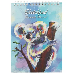 Скетчбук «Животные в акварели», 80 листов, А4