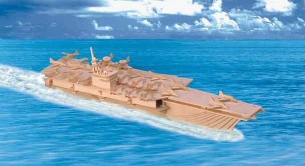 Конструктор, Авианосец, 23х37, дерево 2289268 — 1